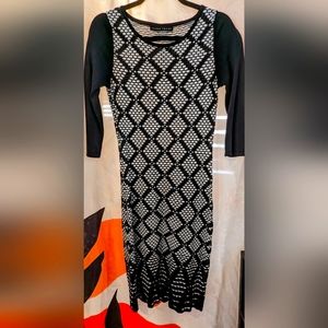 Ivanka Trump Black and White dress